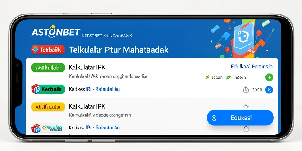 Tampilan antarmuka ASTONBET yang user-friendly untuk Kalkulator IPK.