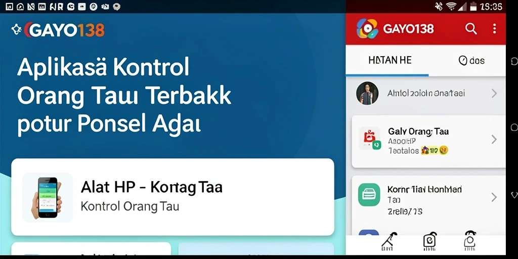 Tampilan antarmuka GAYO138 yang sederhana dan efisien.