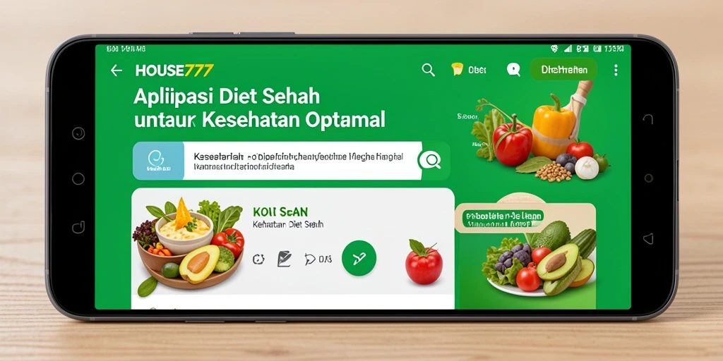 Tampilan antarmuka aplikasi HOUSE777 yang intuitif dan menarik.