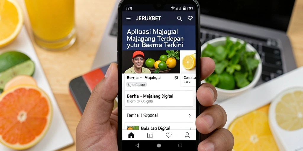 Tampilan antarmuka utama JERUKBET yang modern dan informatif.