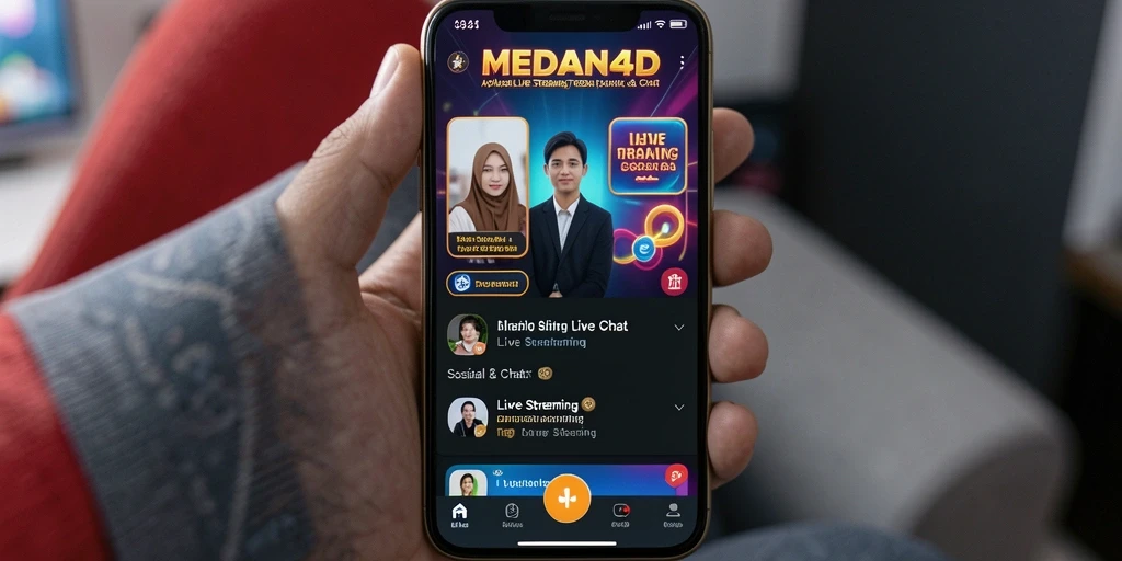 Antarmuka MEDAN4D yang ramah pengguna untuk Live Streaming interaktif.