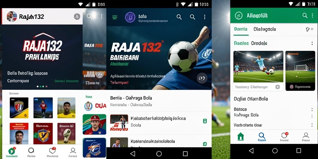 Tampilan antarmuka RAJA132 yang modern dan user-friendly.