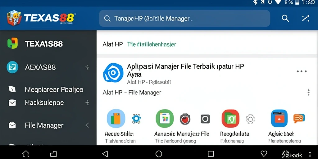 Antarmuka utama TEXAS88 yang mudah digunakan untuk pengelolaan file.
